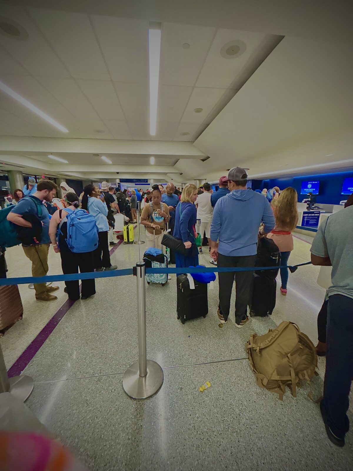 flight canceled while traveling solo